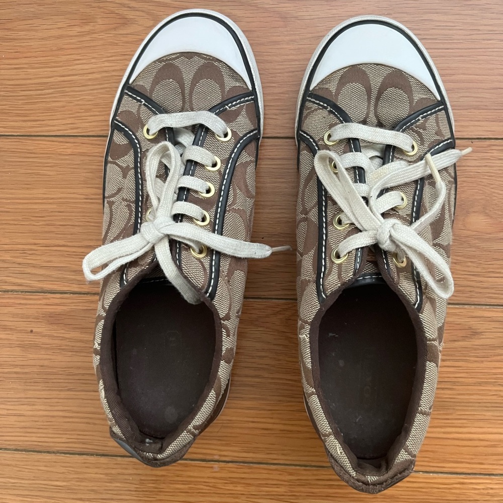 Coach Low-Top Sneakers - Size 8.5